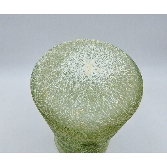 Color Craft Spaghetti String Drizzle Pitcher Green Glass Tea Water Mid Century - Picture 6 of 9